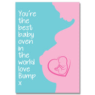 You'Re The Best Baby Oven Card